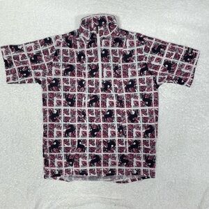 Kerrits 'Ice Fil' Short Sleeve Shirt in Burgundy Horse Multi size medium